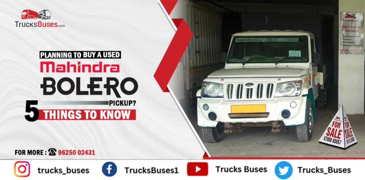 used Mahindra Bolero Pickup